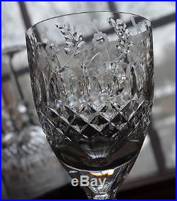 Rogaska Gallia Crystal Set Glass Lot Champagne Wine Water Cordial Goblet NOS