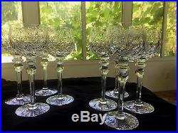 Rogaska Gallia Cut Crystal Lot of 4 Wine Hocks 8 High 2 Sets Available