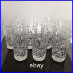 Rogaska Queen Highball Crystal Glasses Set of 12 Elegant Barware Discontinued