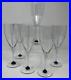 Rosenthal Studio Line ULTRA with blue swirls Set of 6 White Wine Stems HTF