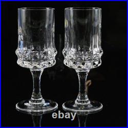 Rosenthal Wine Glass Set of 2 Height 16.8cm Crystal Clear Glassware Drinking