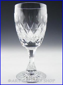 Royal Brierley Cut Crystal GAINSBOROUGH 7 WINE WATER GOBLETS GLASSES Set 10