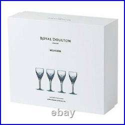 Royal Doulton Highclere Crystal Set Of 4 Wine Rrp $369