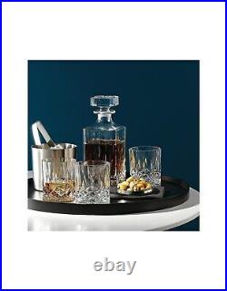 Royal Doulton Seasons Crystalline Whiskey Decanter Set Decanter + 6 Tumblers