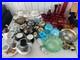 Ruby Red glassware! Teapots! Crackled Glass! 60+ pieces! Vintage