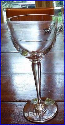 Saint Louis Of Paris Crystal White Wine Glasses Set Of 10 Each 8h