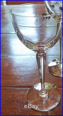 Saint Louis Of Paris Crystal White Wine Glasses Set Of 10 Each 8h