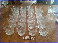 SET/ 4 WATERFORD crystal TRAMORE MAEVE cut WHISKEY dbl OLD FASHIONED ROCKS LOT