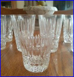 SET/ 4 WATERFORD crystal Tramore MAEVE cut 12 oz 5 HIGHBALL TUMBLER glass LOT