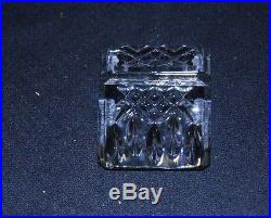 SET 6 WATERFORD CRYSTAL PLACE CARD HOLDERS, WEDDING NAME HOLDERS, PAPERWEIGHTS