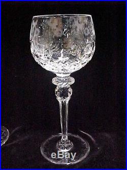 (SET OF 10) Rogaska Crystal GALLIA 8 1/4 WINE HOCK Goblet Glass EXCELLENT