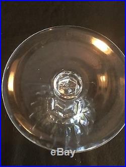 Set Of 10 Stuart Crystal England Claridge Water Goblet Glasses