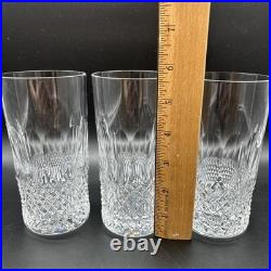 SET OF 3 Waterford Crystal COLLEEN 5 5/8 Highball Glass Tumbler 12 oz READ