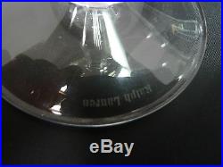 SET OF 4 Ralph Lauren GLEN PLAID Lead Crystal Water Glasses 8 3/4