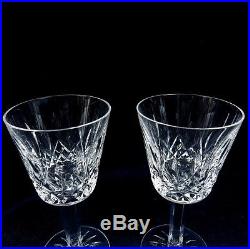 SET OF 4 WATERFORD CRYSTAL LISMORE RED WINE GLASSES 6 TALL