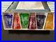 SET OF 6 Handmade CRISTAL MULTICOLORED Shot Glasses MADE IN POLAND NEW