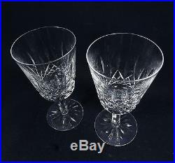Set Of 6 Waterford 7 Tall Crystal Lismore Water Goblets Glasses
