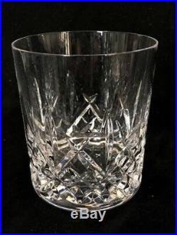 SET OF 6 WATERFORD CRYSTAL LISMORE TUMBLER GLASSES 3 3/4h