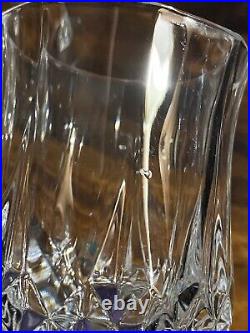 SET OF 8 CRISTAL D'ARQUES PARIS WINE GLASSES ELEGANT CRYSTAL- 7 1/8 Tall