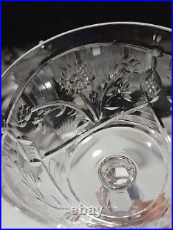 SET OF 8- Libbey Rock Sharpe 1008-3 Crystal 6.5 CHAMPAGNE Glasses