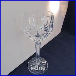 SET OF FOUR Waterford Crystal LISMORE Hock Wine Glasses
