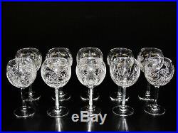 SET OF TEN (10)Waterford Crystal, Lismore Oversize Crystal Wine glass 8 1/8