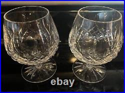 SET Of 2 WATERFORD CRYSTAL LISMORE BRANDY SNIFTER GLASS