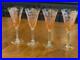 SET of 4 Tiffin-Franciscan Flanders Pink Poppy Water Goblets 8.25