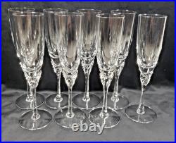 SPIEGELAU Crystal Wine Glasses 1985 Retired GISELLE PARTY Pattern Set Of 8