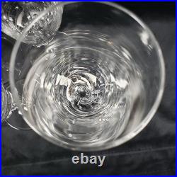 SPIEGELAU Crystal Wine Glasses 1985 Retired GISELLE PARTY Pattern Set Of 8