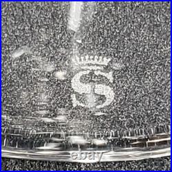 SPIEGELAU Crystal Wine Glasses 1985 Retired GISELLE PARTY Pattern Set Of 8