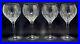 STUART Crystal Manhattan Wine Glasses 7¼ Set Of 4 Marked Discontinued Pattern