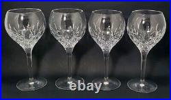 STUART Crystal Manhattan Wine Glasses 7¼ Set Of 4 Marked Discontinued Pattern