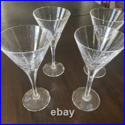 STUART Symphony Claret Wine Glasses 7 3/4 Set of 4