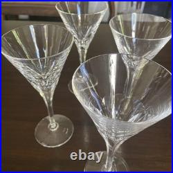 STUART Symphony Claret Wine Glasses 7 3/4 Set of 4
