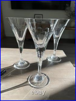 STUNNING & RARE Vintage Christinenhutte Crystal Goblets, Unused Mint, Set of 3 STUNNING & RARE Vintage Christinenhutte Crystal Goblets, Unused Mint, Set of 3