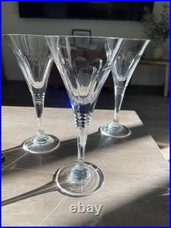 STUNNING & RARE Vintage Christinenhutte Crystal Goblets, Unused Mint, Set of 3 STUNNING & RARE Vintage Christinenhutte Crystal Goblets, Unused Mint, Set of 3