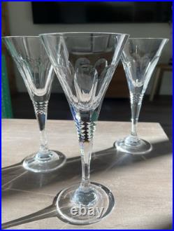 STUNNING & RARE Vintage Christinenhutte Crystal Goblets, Unused Mint, Set of 3 STUNNING & RARE Vintage Christinenhutte Crystal Goblets, Unused Mint, Set of 3