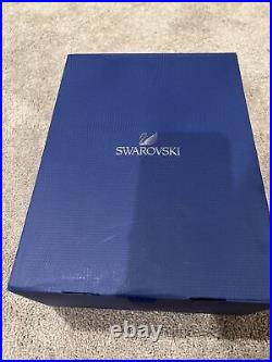 SWAROVSKI Crystalline Toasting Flutes Wedding Champagne Glasses Gold 5197152 NIB