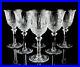 Saint Louis Tommy Water Goblet Glasses Set of 6 Vintage Elegant Crystal France