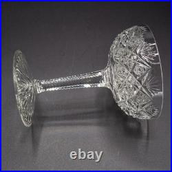 Saint St. Louis Crystal Florence Pineapple Continental Champagne Saucers Set 4