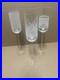 Salviati Champagne Flutes Handblown Italian Crystal Glass Set of 3