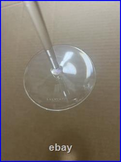 Salviati Champagne Flutes Handblown Italian Crystal Glass Set of 3