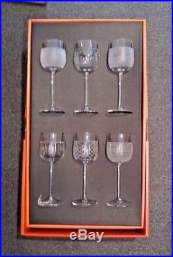 Salviati Wine Glasses Set of 6 Stems Fine Italian Crystal VHTF