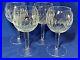 Scarce Waterford Crystal Colleen pattern set of 4 oversized balloon wines