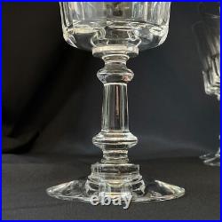 Set 10 Vintage Crystal Glassware Fostoria Dolly Madison Water / Wine Goblet 6.5