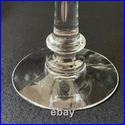 Set 10 Vintage Crystal Glassware Fostoria Dolly Madison Water / Wine Goblet 6.5