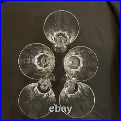 Set 10 Vintage Crystal Glassware Fostoria Dolly Madison Water / Wine Goblet 6.5