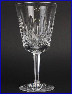 Set 10 WATERFORD Deep Cut Irish Crystal LISMORE Pattern Water Goblet Glasses CGS