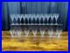 Set/12 Rogaska Gallia 5 Crystal Cordial Glasses with7 Shrimp Cocktail Glasses